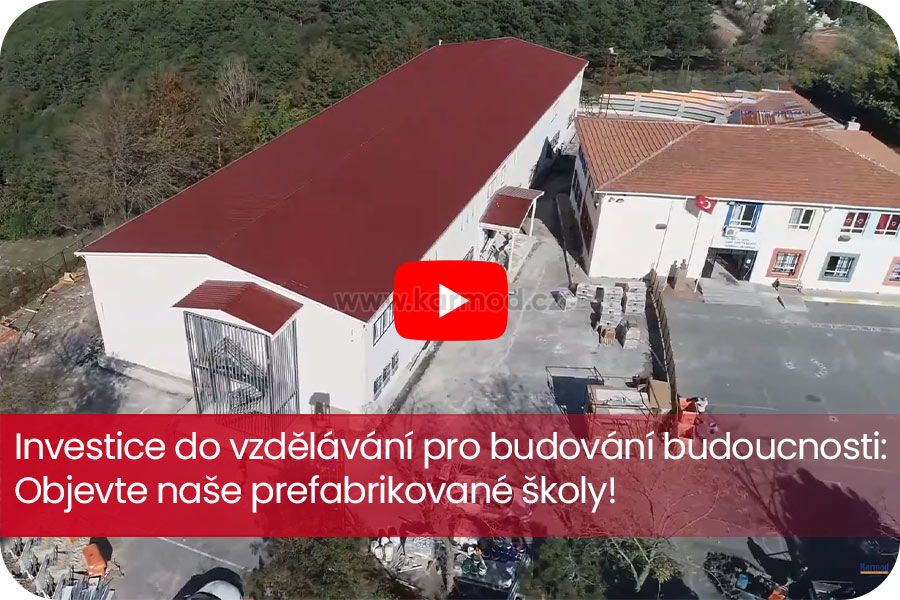 Modulární prefabrikovaná škola
