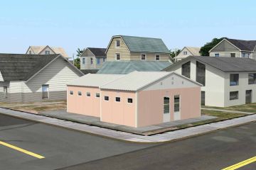 Montované WC a Sprcha 62 m²