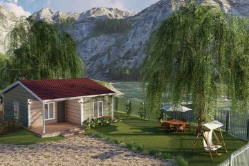 64 m² Ocelový Dům