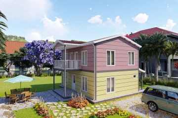 128 m² Ocelový Dům
