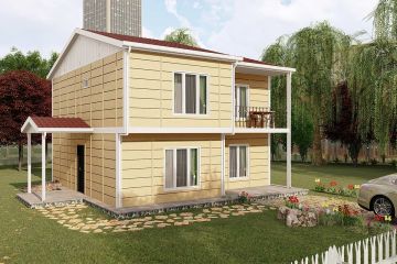 137 m² Ocelový Dům